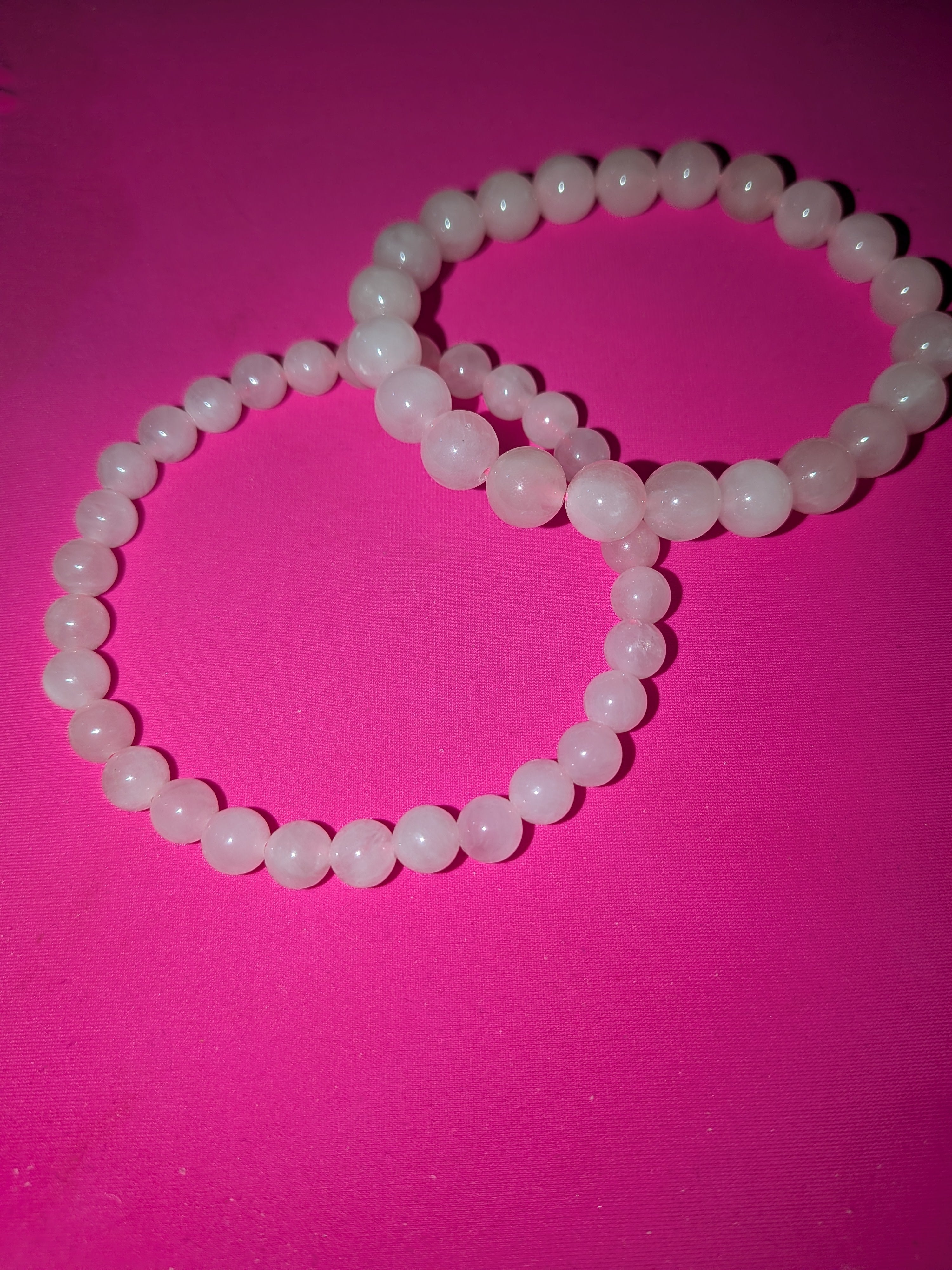 Rose Quartz bead bracelet
