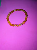 Carnelian bead bracelet
