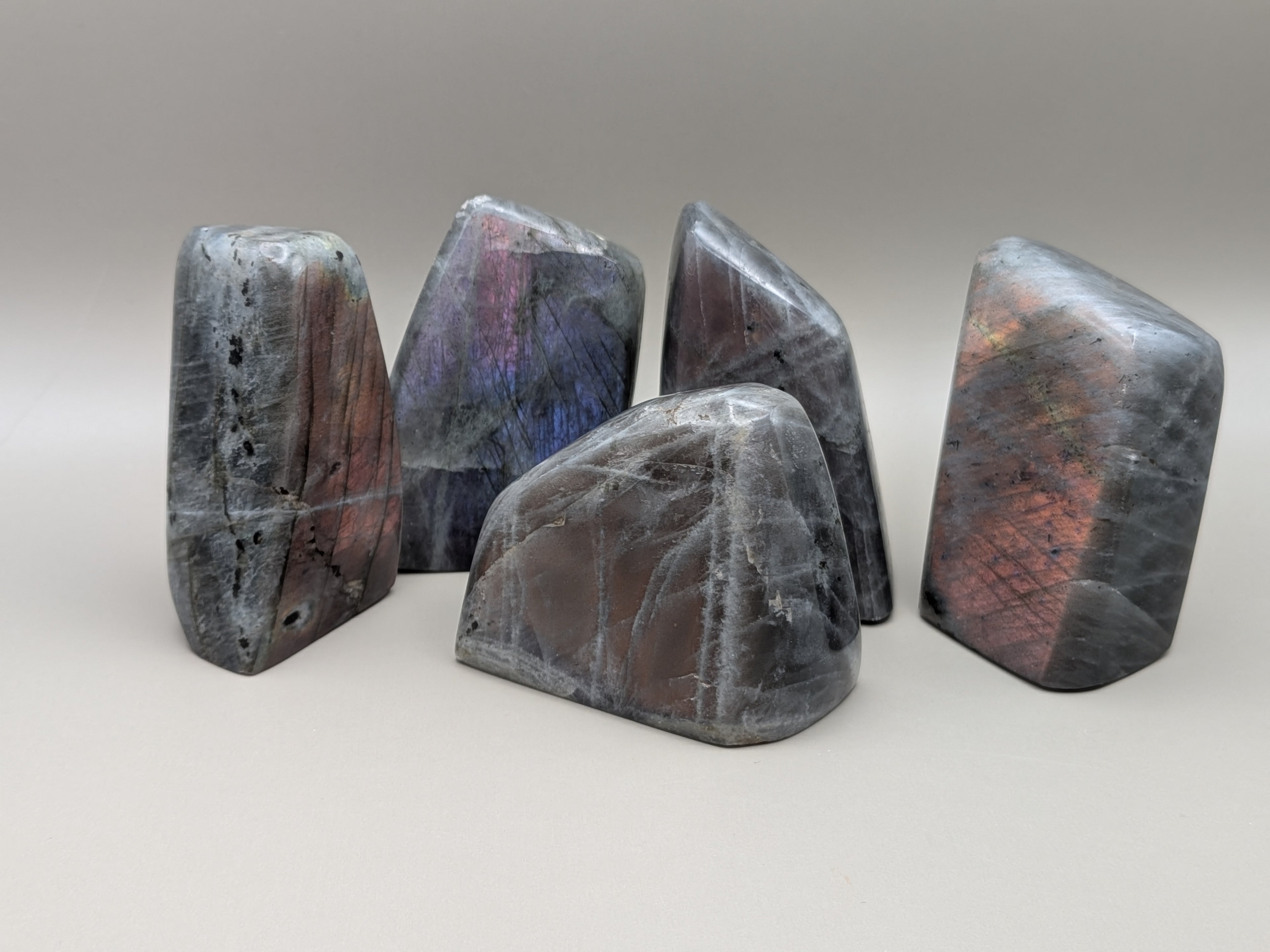 Grey Labradorite with Purple/Pink flashes